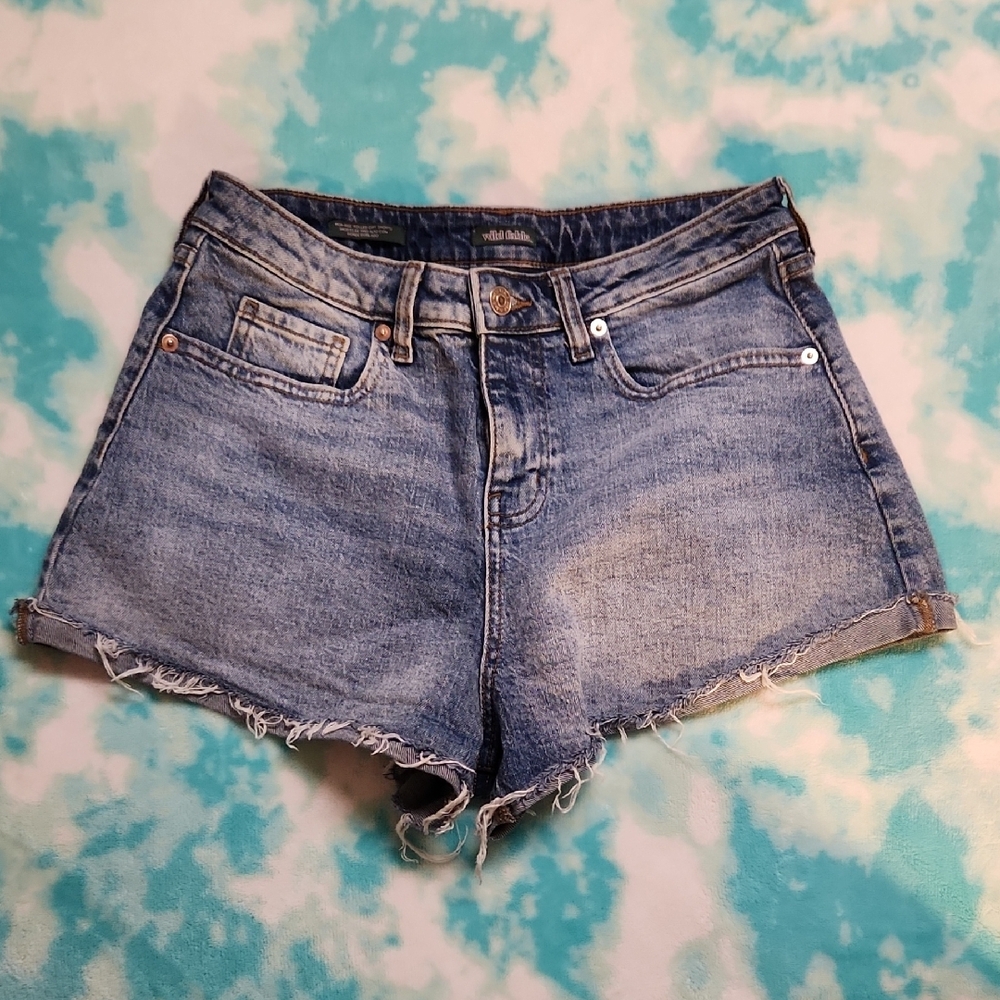 Wild Fable High-Rise Rolled Cuff Womens Shorts Sz 8